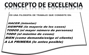 Concepto de excelencia