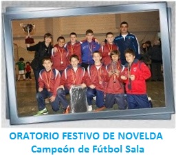 Galería de imágenes Oratorio Festivo de Novelda - Campeón de Fútbol Sala