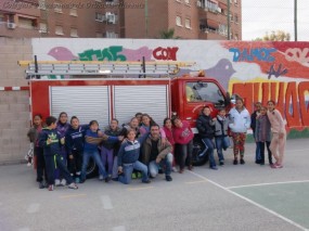 CASALARGA - Visita de los bomberos al colegio 3